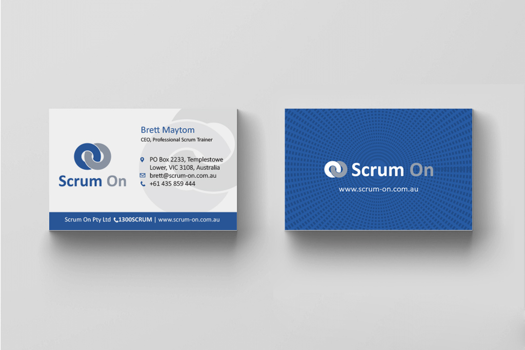 Diseño de Papelería por Priyo Subarkah para Scrum On (Pty) Ltd | Diseño #13331289