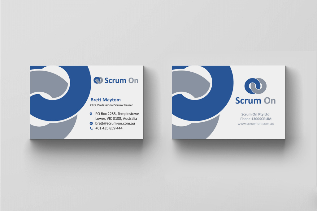 Design de Papeterie par Priyo Subarkah pour Scrum On (Pty) Ltd | Design #13331290