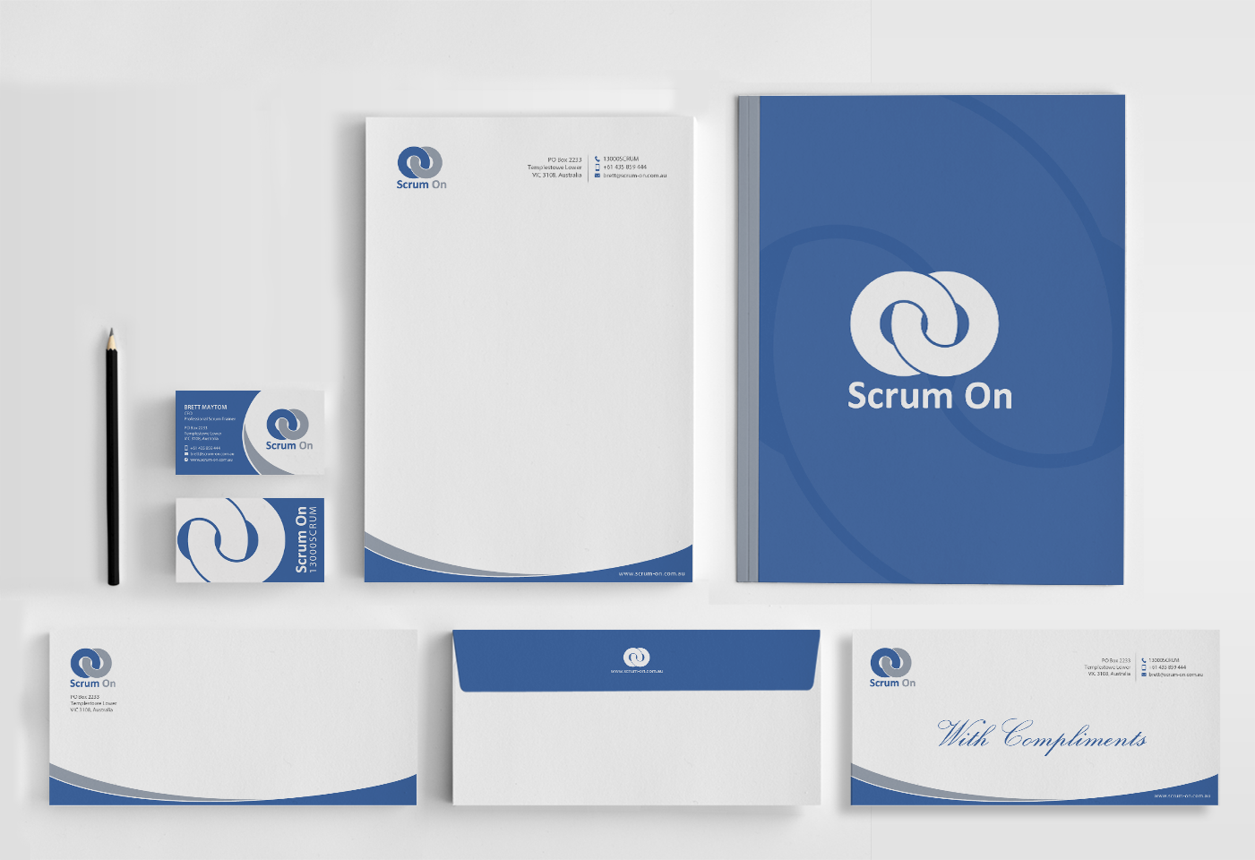 Stationery Design by chandrayaan.creative for Scrum On (Pty) Ltd | Design #13371029