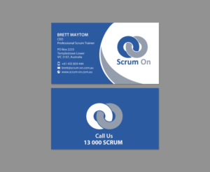 Design de Papeterie par chandrayaan.creative pour Scrum On (Pty) Ltd | Design : #13420944