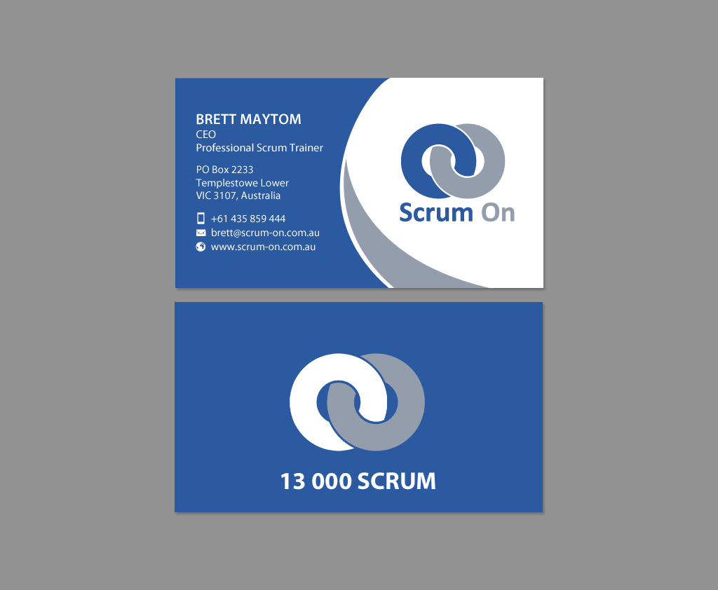 Design de Papeterie par chandrayaan.creative pour Scrum On (Pty) Ltd | Design #13420946