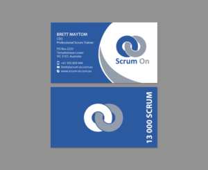 Design de Papeterie par chandrayaan.creative pour Scrum On (Pty) Ltd | Design : #13420947