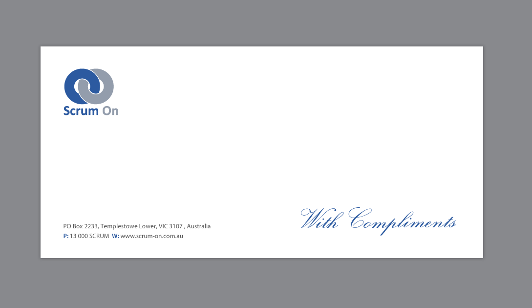 Design de Papeterie par chandrayaan.creative pour Scrum On (Pty) Ltd | Design #13420949