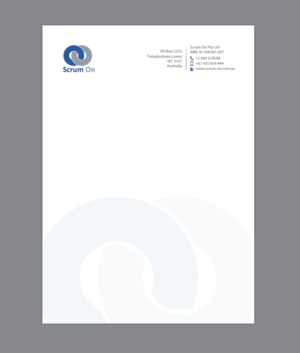 Design de Papeterie par chandrayaan.creative pour Scrum On (Pty) Ltd | Design : #13420959