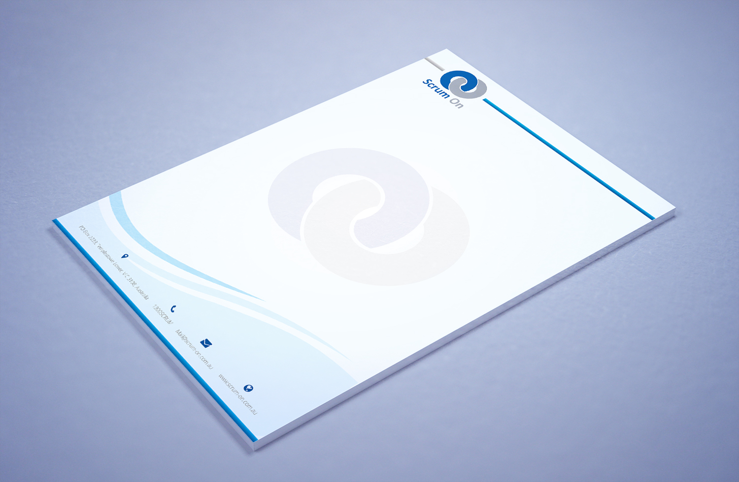 Design de Papeterie par Petter Goms pour Scrum On (Pty) Ltd | Design #13333311