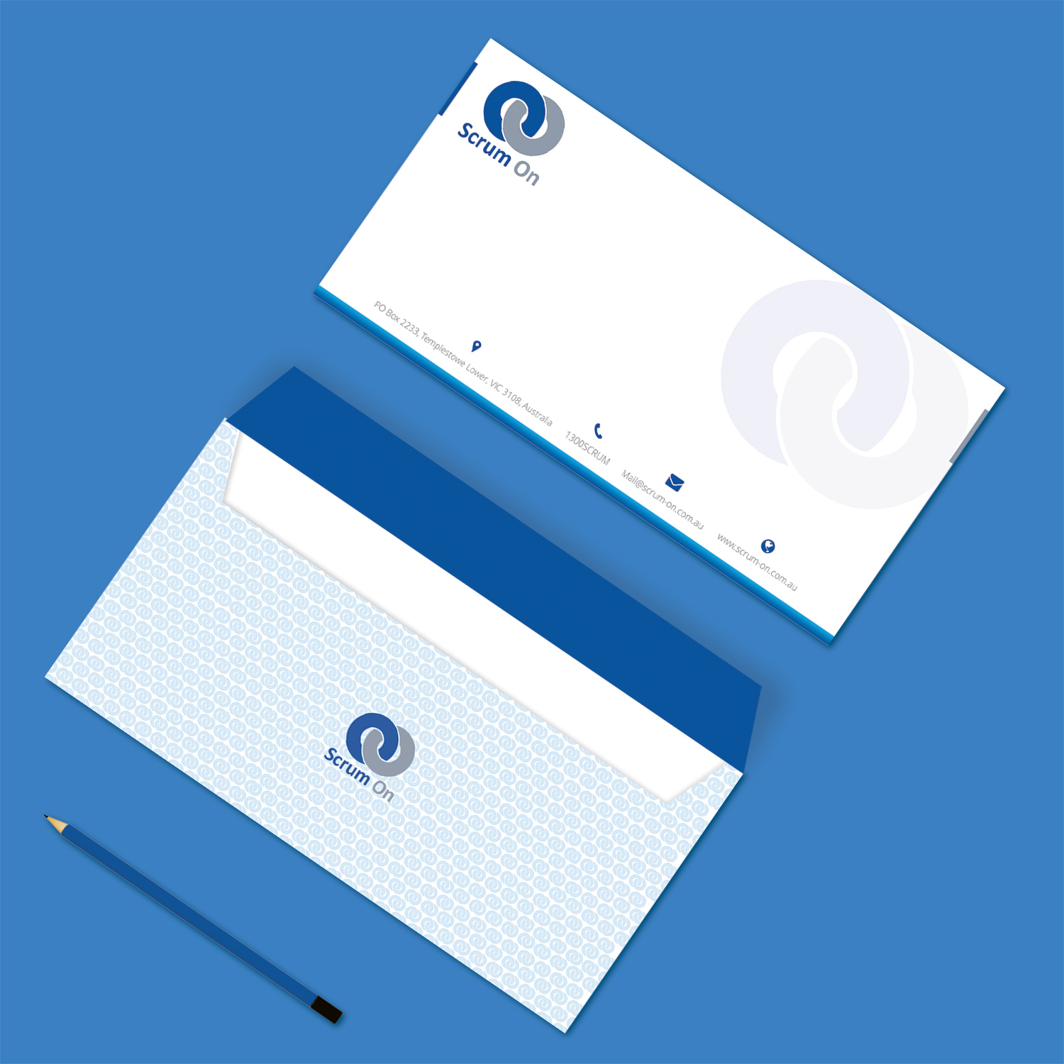 Design de Papeterie par Petter Goms pour Scrum On (Pty) Ltd | Design #13334081