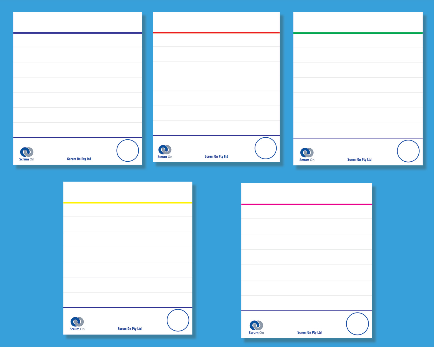 Stationery Design by Petter Goms for Scrum On (Pty) Ltd | Design #13336508