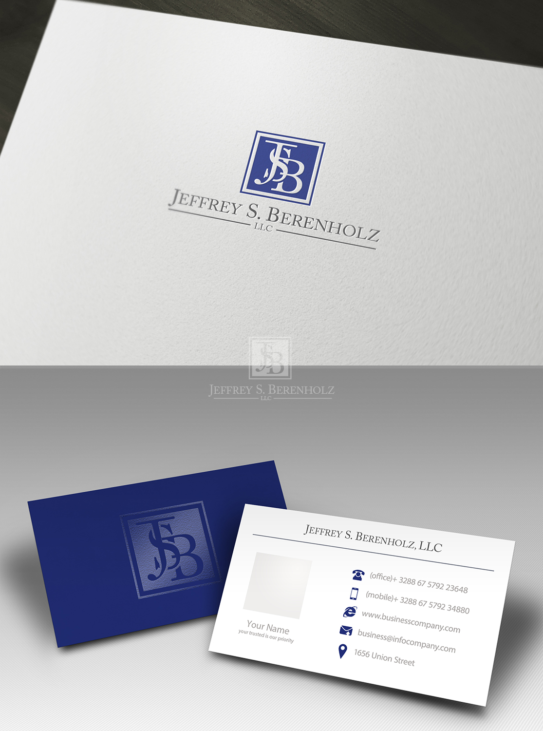 Logo Design by Skwagor for Jeffrey S. Berenholz, LLC | Design #13364498