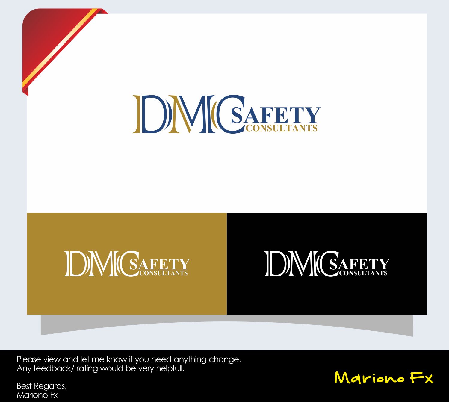 Diseño de Logo por Mariono Fx para DMC Safety Consultants, LLC | Diseño #13315934