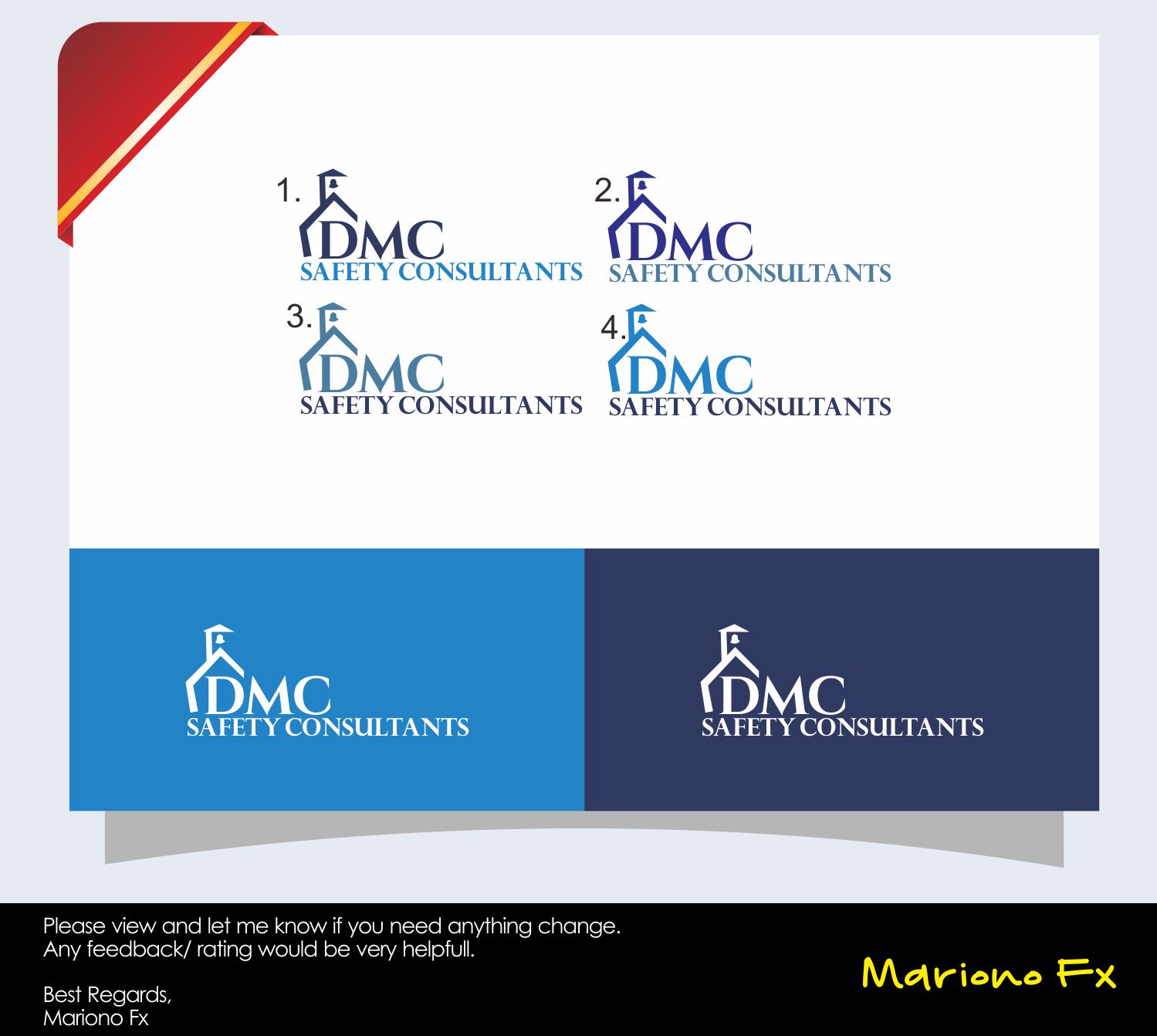 Diseño de Logo por Mariono Fx para DMC Safety Consultants, LLC | Diseño #13390264