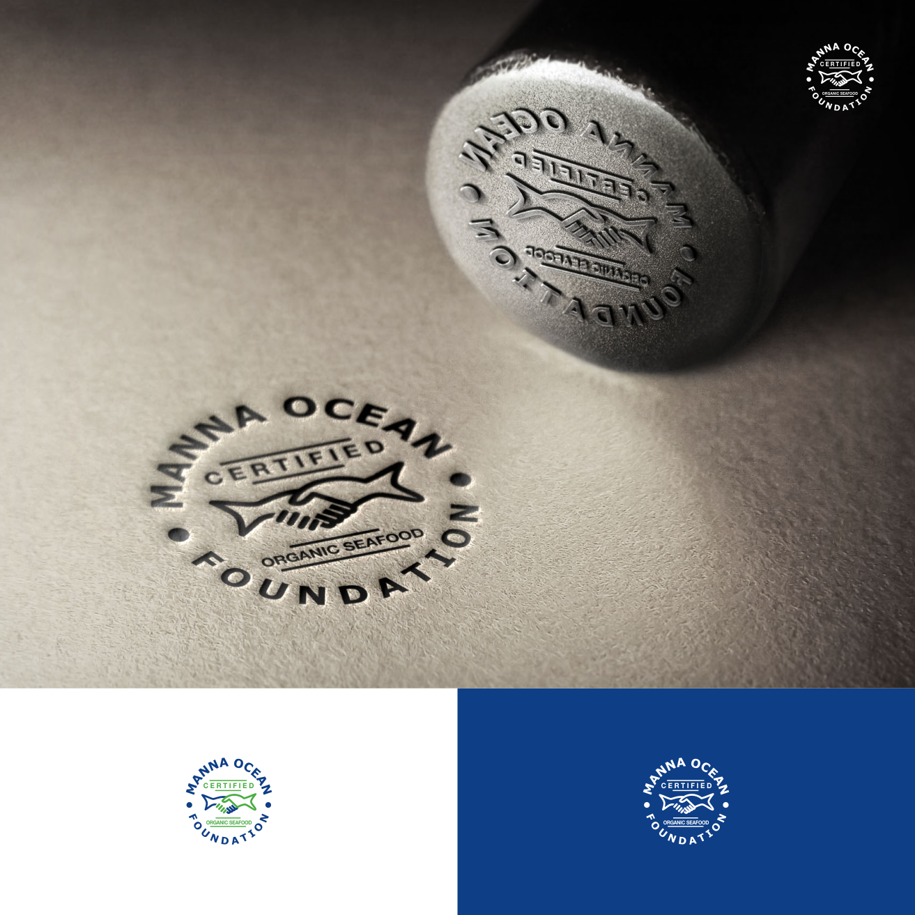 Logo Design by anak mama for Manna Fish Farms, Inc. | Design #18991655