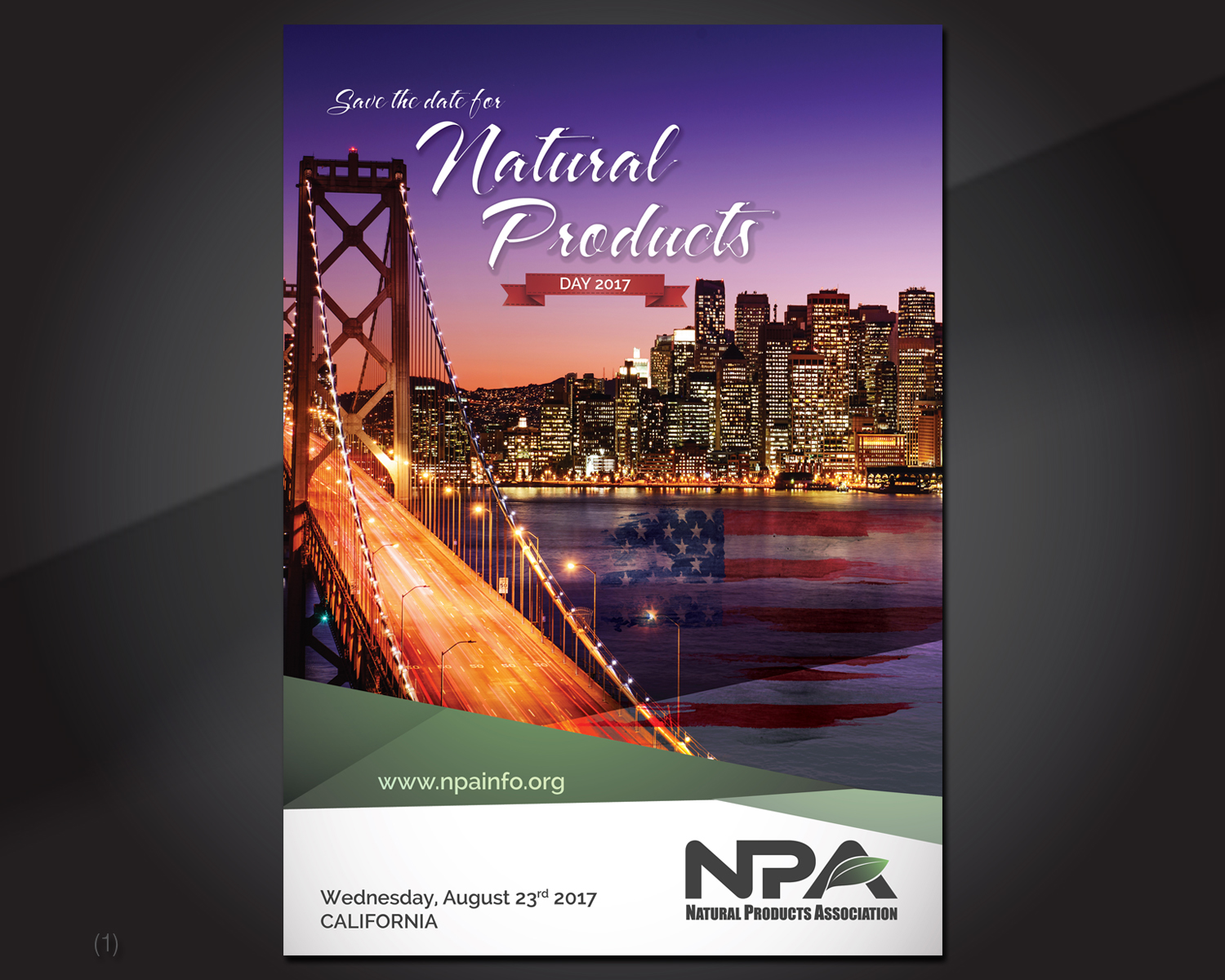 Design de Flyer par Designanddevelopment pour Natural Products Association | Design : #13347355
