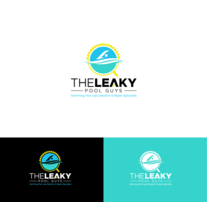Logo Design by vanroz for The Leaky Pool Guys | Design #17012664