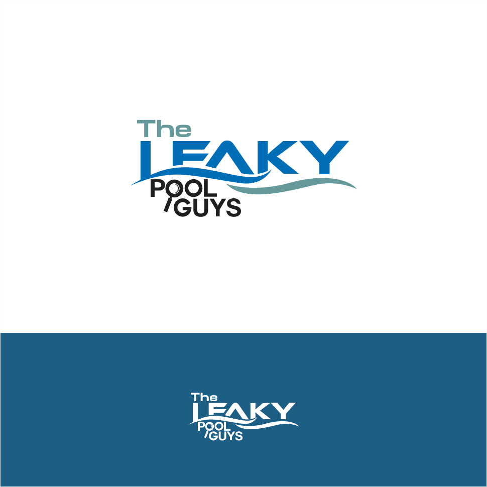 Logo Design by Arham Hidayat for The Leaky Pool Guys | Design #16933987