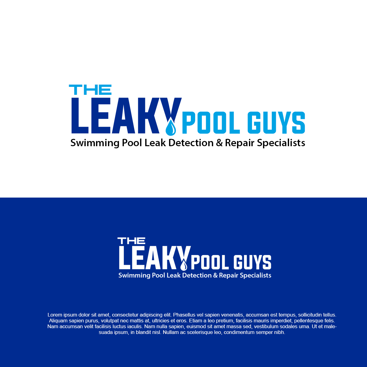 Design de Logo par pixelgrapix pour The Leaky Pool Guys | Design #16927520