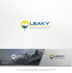 Logo-Design von groomfox für The Leaky Pool Guys | Design: #16868198