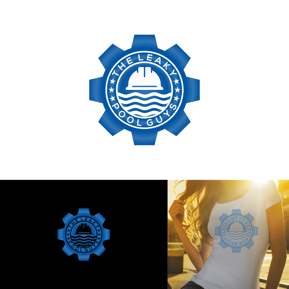 Logo Design by metromini1407 for The Leaky Pool Guys | Design #16934329