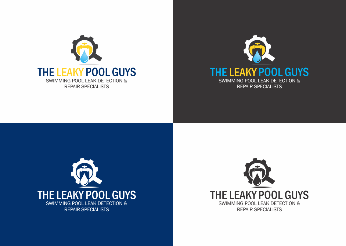 Logo Design by RuddiHer for The Leaky Pool Guys | Design #16936458