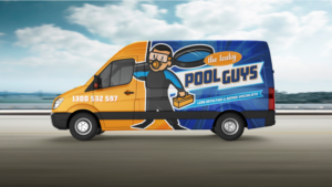 Logo Design by Mosler Automotive Design for The Leaky Pool Guys | Design: #16976039