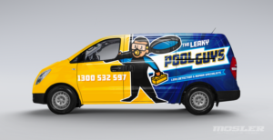 Logo Design by Mosler Automotive Design for The Leaky Pool Guys | Design: #16983777
