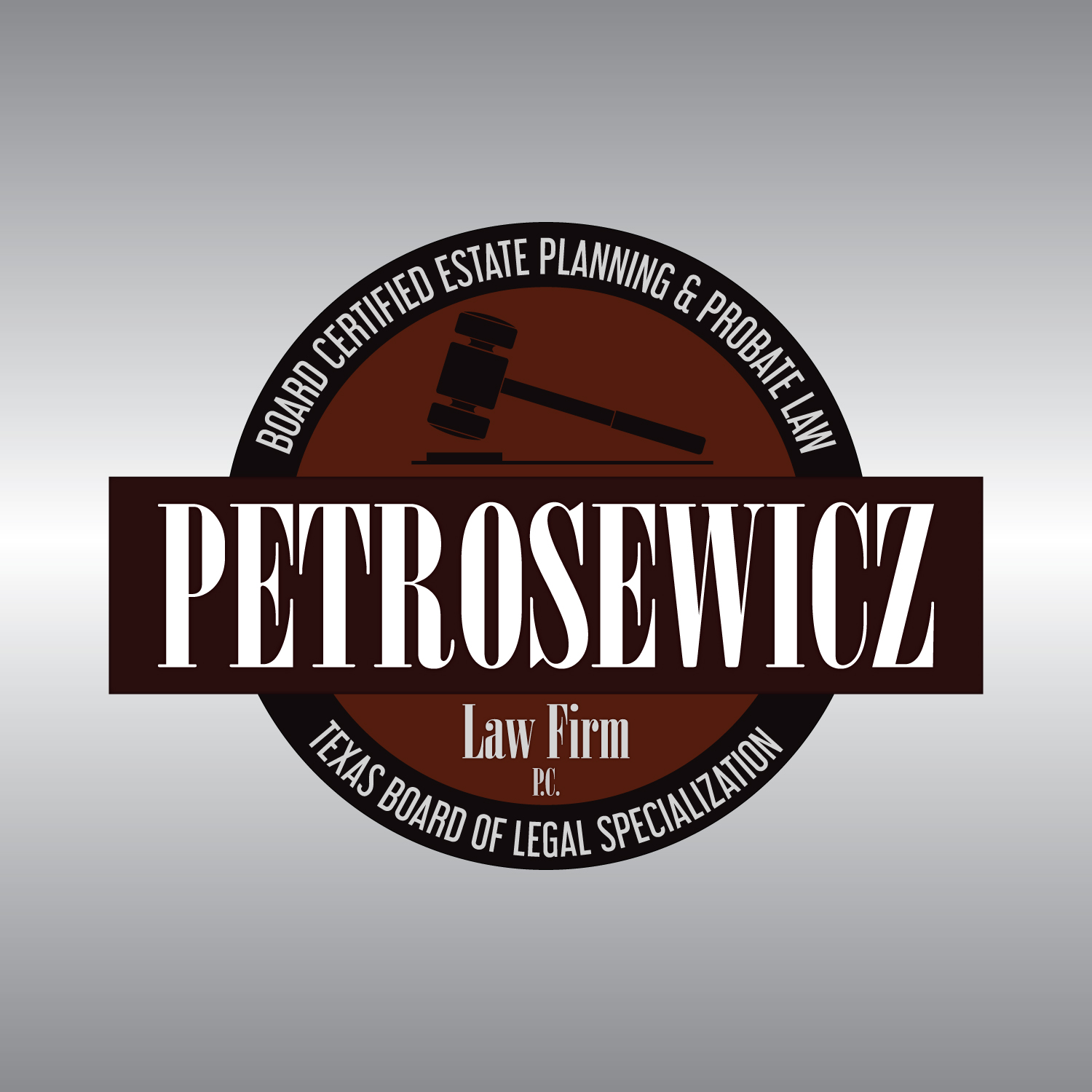 Logo-Design von cucurixpeligroso für Petrosewicz Law Firm, P.C. | Design #13494062
