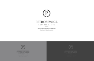 Logo Design by GLDesigns for Petrosewicz Law Firm, P.C. | Design #13316333