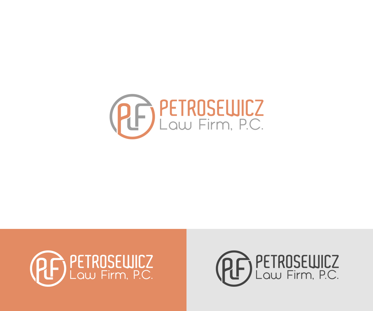 Logo Design by cheez_O for Petrosewicz Law Firm, P.C. | Design #13388829