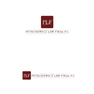 Logo-Design von grea8design für Petrosewicz Law Firm, P.C. | Design: #13502879
