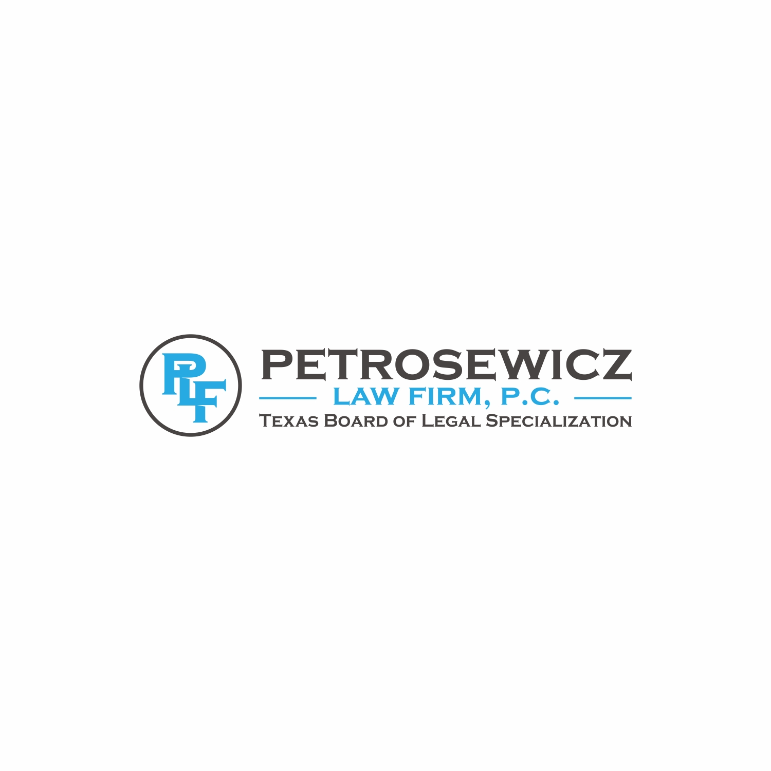Logo-Design von sketsa für Petrosewicz Law Firm, P.C. | Design #13354733