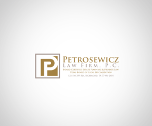 Logo-Design von surpris für Petrosewicz Law Firm, P.C. | Design: #13405448