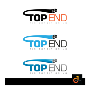 Logo Design by C1 Media for Top End Air Conditioning | Design #13387380