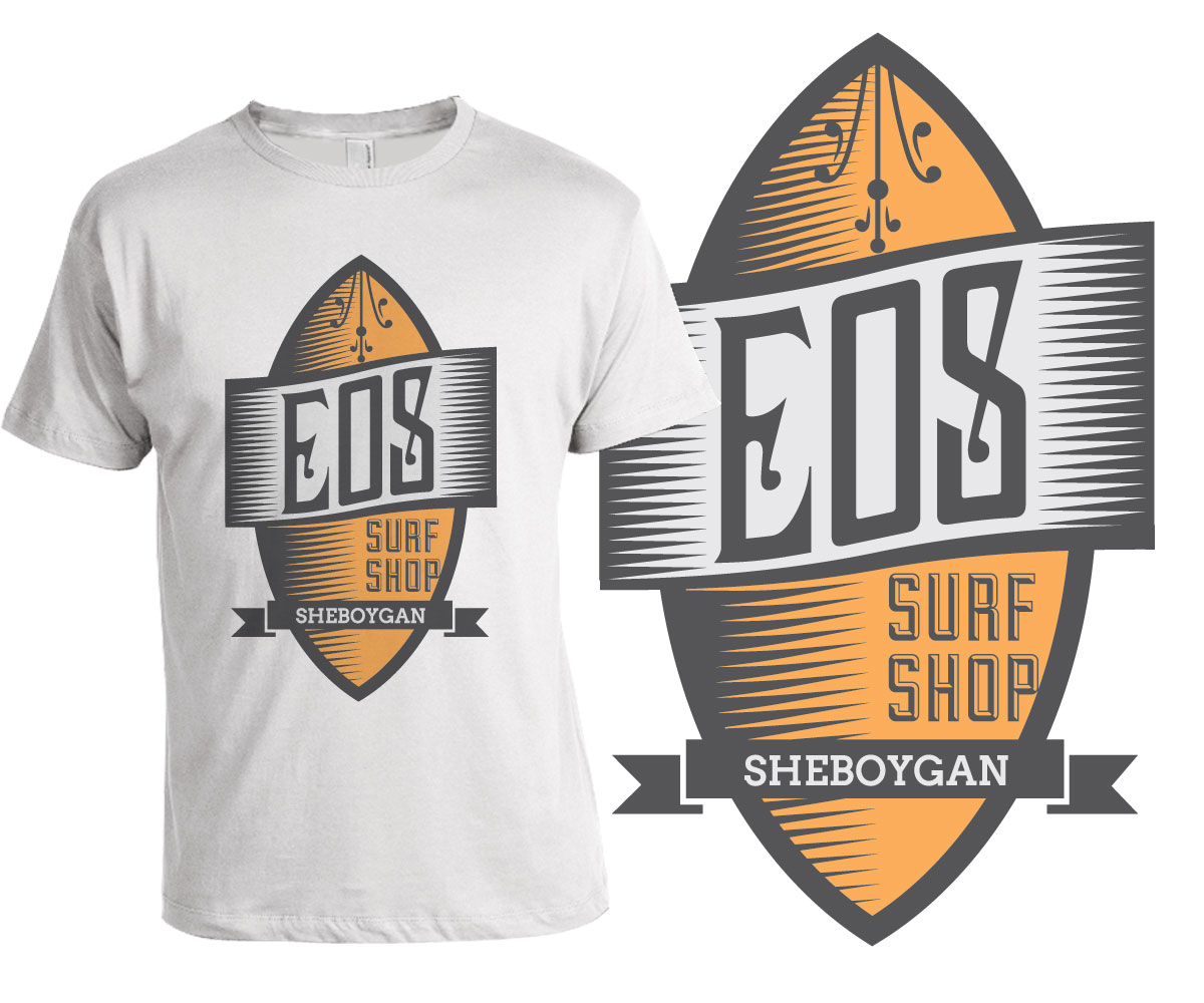 T-shirt Design by ajenxris for EOS Surf Shop | Design #2528015