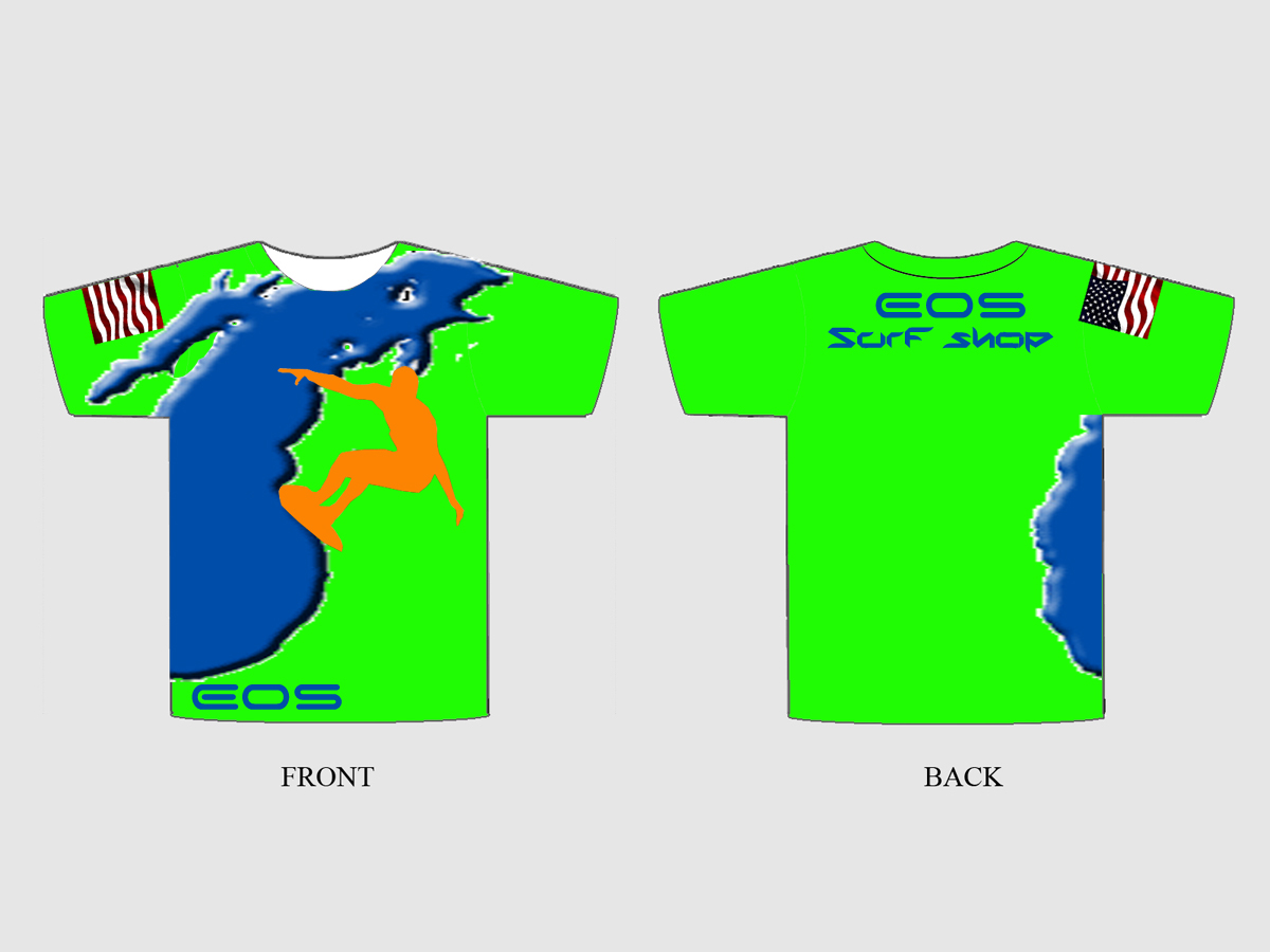 T-shirt Design by aleksandar.colic for EOS Surf Shop | Design #2473442