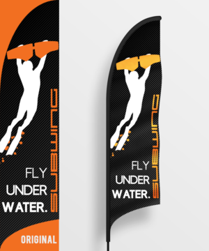 Beach Flag for International Watersport Brand | Flyer Design by dede_dwiyansyah