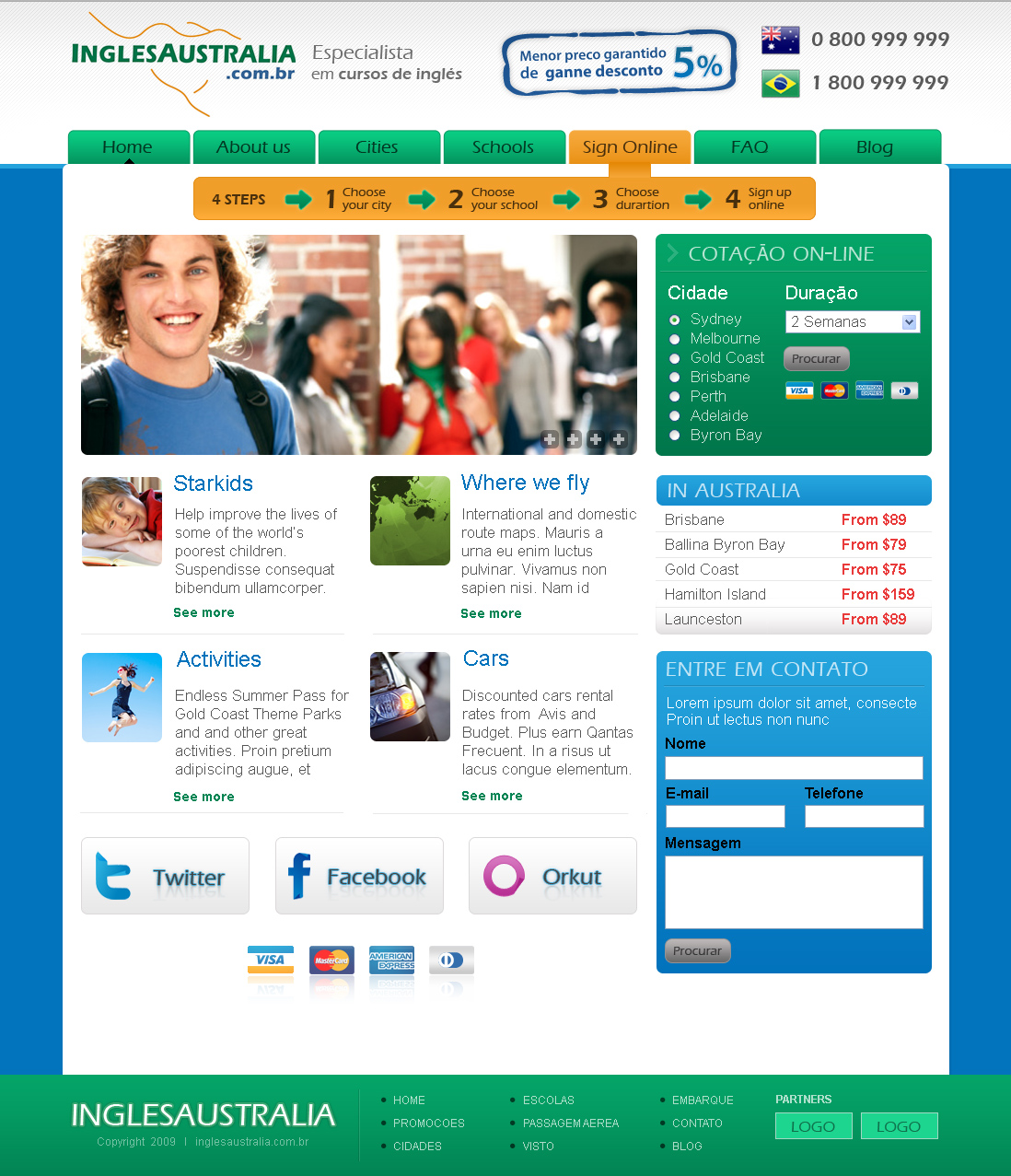 Web Design by Dayiskuan for Nacho Media | Design #43848