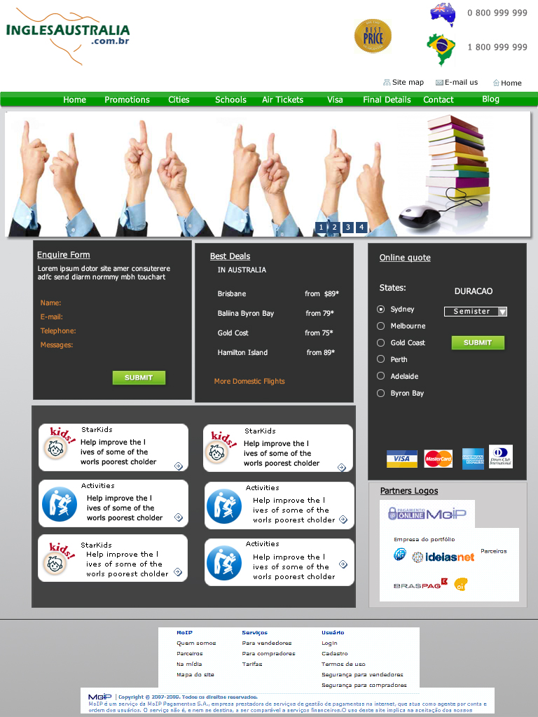 Web Design by achanta advertising for Nacho Media | Design #32740
