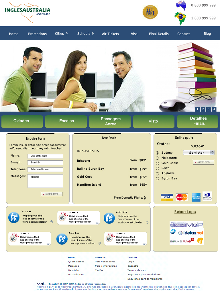 Web-Design von achanta advertising für Nacho Media | Design #33186