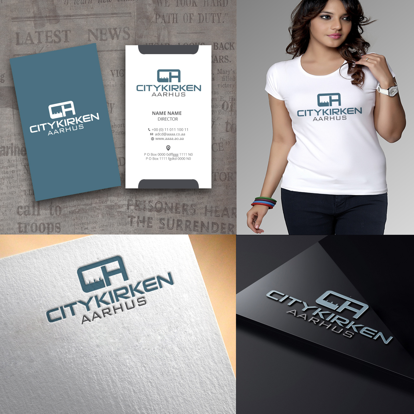 Logo Design by zebronicgraphic for Citykirken Aarhus | Design #13438597