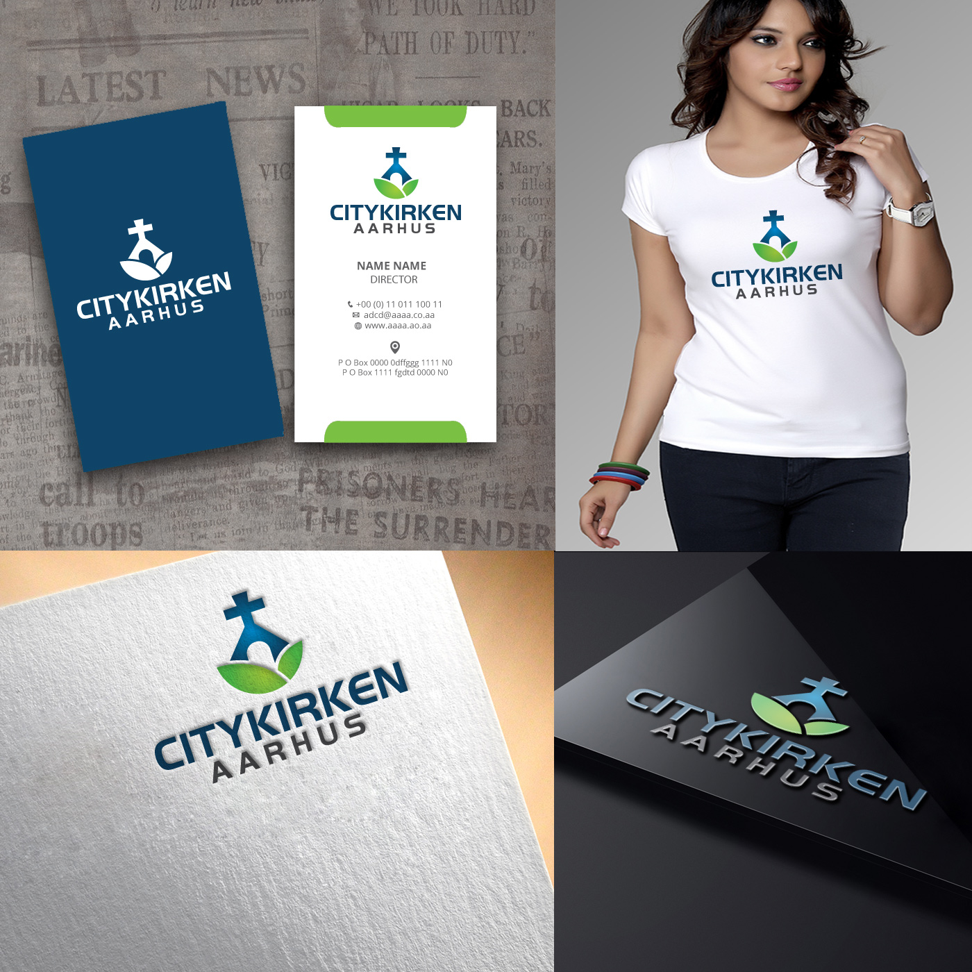 Diseño de Logo por zebronicgraphic para Citykirken Aarhus | Diseño #13438599