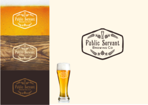 Logo Design by Amduat Design for Public Servant Brewing Co | Design: #13770554