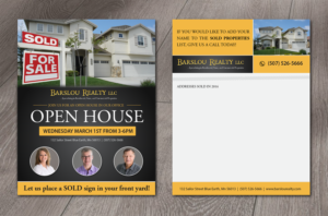 Flyer Design by alex989 for Barslou Realty, LLC | Design: #13473090