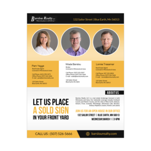 Flyer Design by debdesign for Barslou Realty, LLC | Design: #13336861