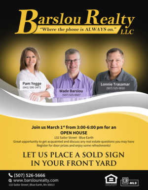 Flyer Design by Gfx.26™ for Barslou Realty, LLC | Design: #13514067