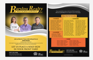 Flyer Design by Gfx.26™ for Barslou Realty, LLC | Design: #13586164
