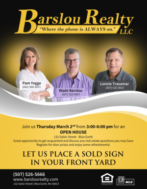 Flyer Design by Gfx.26™ for Barslou Realty, LLC | Design: #13586306