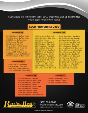 Flyer Design by Gfx.26™ for Barslou Realty, LLC | Design: #13595000