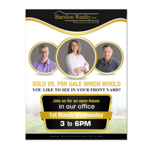 Flyer Design by creative.bugs for Barslou Realty, LLC | Design: #13345984