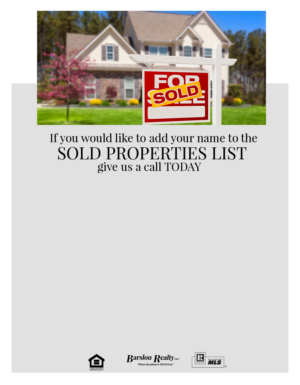 Flyer Design by bvgraphic1 for Barslou Realty, LLC | Design: #13363020