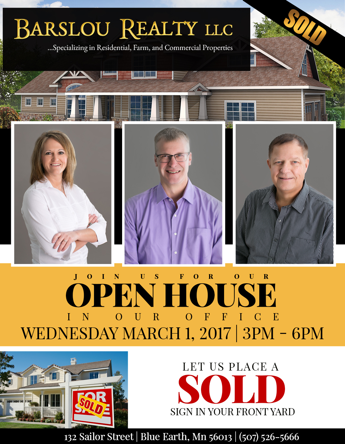 Flyer-Design von bvgraphic1 für Barslou Realty, LLC | Design #13363021