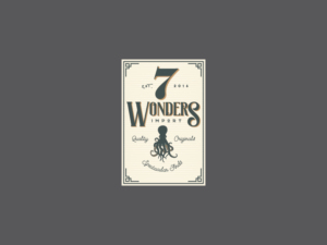 7 Wonders Import Est 2016 Spectacular Finds Quality Originals | Logo-Design von mldtrvs